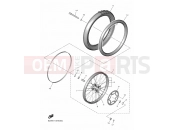 YAMAHA YZ 450 F YZ450F (B2W6) 2021 FRONT WHEEL