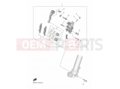 YAMAHA YZ 450 F YZ450F (B2W6) 2021 FRONT BRAKE CALIPER