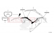 HONDA CRF300LAM CRF300L 2021 F-50 MARK & STRIPE