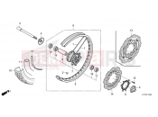 HONDA CRF300LAM CRF300L 2021 F-14-20 FRONT WHEEL