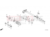 HONDA CRF300LAM CRF300L 2021 E-19 GEARSHIFT DRUM