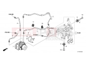 HONDA CRF300LAM CRF300L 2021 F-5-20 ABS MODULATOR & BRAKE PIPE