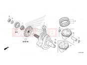 HONDA CRF300LAM CRF300L 2021 E-16 CRANKSHAFT & PISTON