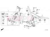 HONDA CRF300LAM CRF300L 2021 F-7 HANDLE PIPE & TOP BRIDGE