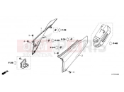 HONDA CRF300LAM CRF300L 2021 F-24 SIDE COVER
