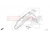 HONDA CRF300LAM CRF300L 2021 F-10 FRONT FENDER
