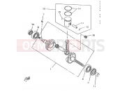 YAMAHA CW50RS BW'S (4WB1) 1996 CRANKSHAFT & PISTON