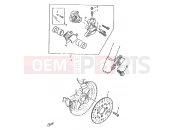 YAMAHA CW50RS BW'S (4WB1) 1996 FRONT BRAKE CALIPER