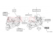 HONDA FJS600D4 ED (FJS600D4) SILVER WING 2004 F-33 CAUTION LABEL