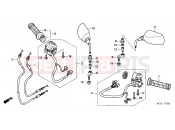 HONDA FJS600D4 ED (FJS600D4) SILVER WING 2004 F-3 SWITCH/CABLE