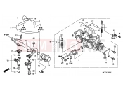 HONDA FJS600D4 ED (FJS600D4) SILVER WING 2004 E-19 THROTTLE BODY