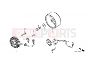 HONDA FJS600D4 ED (FJS600D4) SILVER WING 2004 E-9 GENERATOR