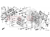HONDA FJS600D4 ED (FJS600D4) SILVER WING 2004 E-2-1 CYLINDER HEAD (FJS600D3/D4/D5/A3/A4/A5)