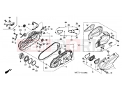 HONDA FJS600D4 ED (FJS600D4) SILVER WING 2004 E-12 SWINGARM