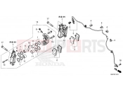 HONDA CB500FAN CB500F 2022 F-12-1 FRONT BRAKE CALIPER