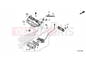 HONDA CB500FAN CB500F 2022 F-36 TAILLIGHT