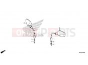 HONDA CB500FAN CB500F 2022 F-3 MIRROR