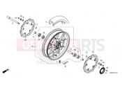 HONDA CB500FAN CB500F 2022 F-14-41 FRONT WHEEL