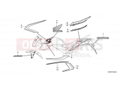 HONDA CB500FAN CB500F 2022 F-50 MARK & STRIPE