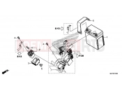 HONDA CB500FAN CB500F 2022 F-37 BATTERY