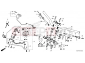 HONDA CB500FAN CB500F 2022 F-7 HANDLE PIPE & TOP BRIDGE