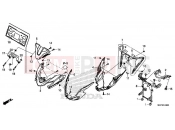 HONDA CB500FAN CB500F 2022 F-43 UPPER COWL