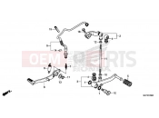 HONDA CB500FAN CB500F 2022 F-29 PEDAL