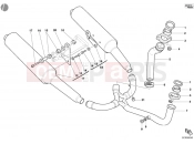 DUCATI Supersport 620 S EXHAUST SYSTEM » EXHAUST SYSTEM