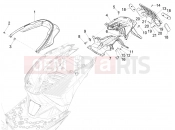 PIAGGIO Piaggio 1 Motorcycle (APAC) Rear cover - Splash guard