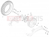 PIAGGIO Piaggio 1 Motorcycle (APAC) Rear wheel