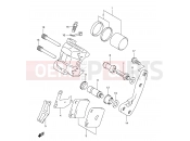 SUZUKI LT-A400FK2 LT-A400 K2 (2002) (E24) FRONT CALIPER
