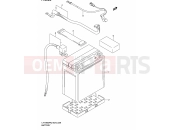 SUZUKI LT-A400FK2 LT-A400 K2 (2002) (E24) BATTERY