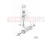 TRIUMPH DAYTONA 600 & 650 Crankshaft,Connecting Rods,Pistons & Liners
