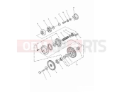 Triumph 1994 TRIDENT Alternator & Starter Drive Gears