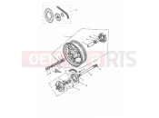 Triumph 1998 TRIDENT Rear Wheel & Final Drive