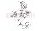 Triumph 1993 SPEED TRIPLE (CARBS) Rear Brake Caliper & Disc