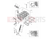 Triumph 1993 SPEED TRIPLE (CARBS) Cylinder Head & Valves