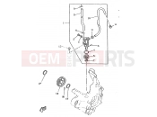 YAMAHA CW50RS BW'S (4YA1) 1996 OIL PUMP