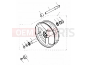 Triumph 1997 SPEED TRIPLE 885cc\955cc (EFI) > 141871 Front Wheel