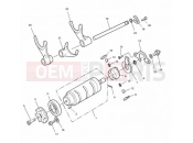 Triumph 1997 SPEED TRIPLE 885cc\955cc (EFI) > 141871 Gear Selector Drum