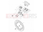 Triumph 1997 SPEED TRIPLE 885cc\955cc (EFI) > 141871 Rear Brake Caliper & Disc