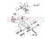 Triumph 1998 SPEED TRIPLE 885cc\955cc (EFI) > 141871 Swinging Arm
