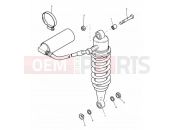 Triumph 1999 SPEED TRIPLE 885cc\955cc (EFI) > 141871 Rear Suspension Unit