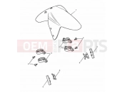 Triumph 2003 SPEED TRIPLE 141872 > 210444 Front Mudguard