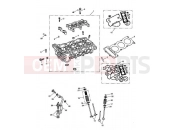 Triumph 2003 SPEED TRIPLE 141872 > 210444 Cylinder Head & Valves