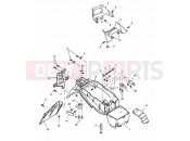 Triumph 2004 SPEED TRIPLE 141872 > 210444 Rear Mudguard & Battery Box