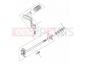 Triumph 2004 SPEED TRIPLE 141872 > 210444 Gear Change Mechanism