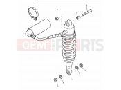 Triumph 2004 SPEED TRIPLE 141872 > 210444 Rear Suspension Unit