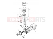 Triumph 2004 SPEED TRIPLE 141872 > 210444 Crankshaft, Connecting Rods...