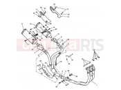 Triumph 2005 SPEED TRIPLE 210445 > 461331 Exhaust System 281466